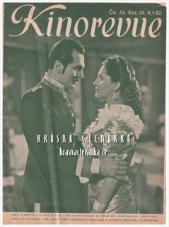 KINOREVUE 1943/52 (Film Tanečnice a Marie Glázrová, Gustav Nezval)