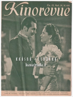 KINOREVUE 1943/52 (Film Tanečnice a Marie Glázrová, Gustav Nezval)