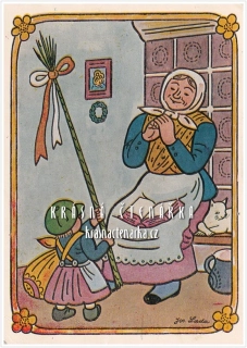 VELIKONOČNÍ pohlednice (il. Josef Lada)