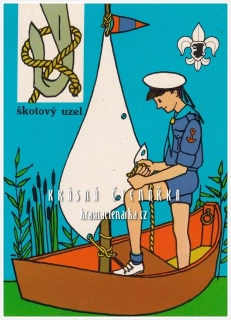 JUNÁCKÝ MOTIV, Škotový uzel (il. Havlíčková Eva)
