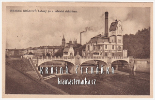 HRADEC KRÁLOVÉ, Vodní elektrárna Hučák, kdysi také městská elektrárna