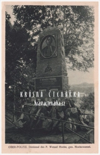 HORNÍ POLICE, Pomník Wenzela Hocke