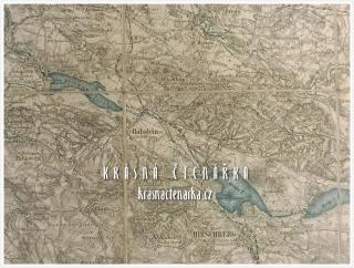 MAPA: ČESKOLIPSKO - DUBÁ, 1:75 000, z edice Lechner's General-Karten