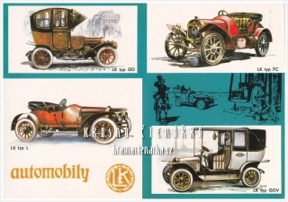 Hobby pohlednice: AUTOMOBILY LAURIN & KLEMENT