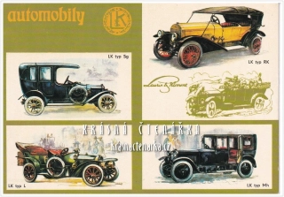 Hobby pohlednice: AUTOMOBILY LAURIN & KLEMENT