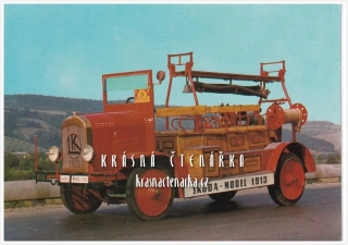 Hasičský vůz Laurin & Klement model 1913 - ŠKODA
