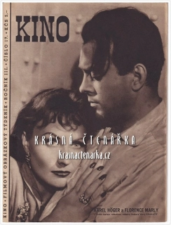 Časopis KINO 1948/17 (Film Krakatit a Florence Marly, Karel Höger)