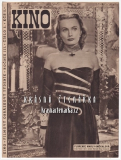 Časopis KINO 1948/05 (Film Krakativ a Florence Marly-Smékalová + Pavla Vrbenská)