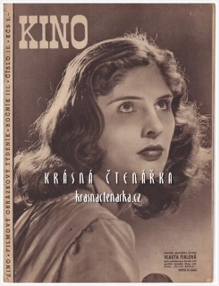 Časopis KINO 1948/10 (Film Divá Bára a Vlasta Fialová)