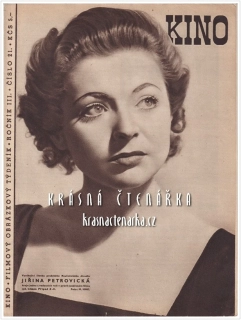 Časopis KINO 1948/21 (Film Případ Z-8 a Jiřina Petrovická)