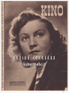 Časopis KINO 1948/34 (Film Daleko cesta a Blanka Waleská)