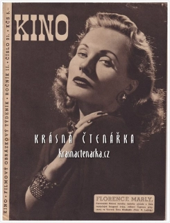 Časopis KINO 1947/31 (Florence Marly a Jiřina Krejčová)