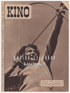 Časopis KINO 1947/33 (Zdenka Procházková a Jana Koulová)