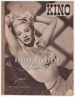 Časopis KINO 1947/43 (Věra Hrubá-Ralston a Jiřina Petrovická)