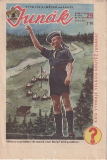 JUNÁK, Týdeník junácké mládeže 1946/29