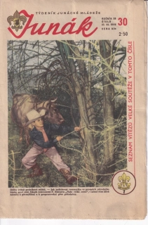 JUNÁK, Týdeník junácké mládeže 1946/30