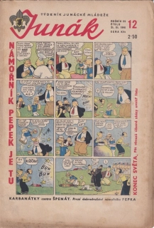 JUNÁK, Týdeník junácké mládeže 1946/12