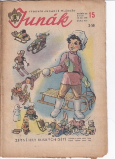 JUNÁK, Týdeník junácké mládeže 1946/15