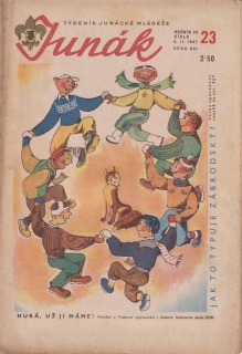 JUNÁK, Týdeník junácké mládeže 1947/23