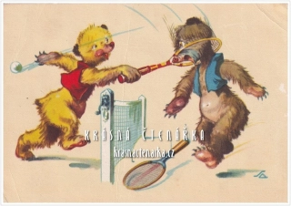MEDVĚDI hrají tenis (il. Salač Ludvík Alois)