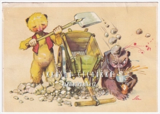 MEDVĚDI nakládají kameny (il. Salač Ludvík Alois)