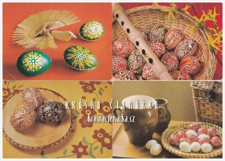 VELIKONOČNÍ pohlednice (4 ks)