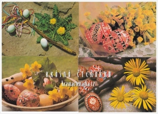 VELIKONOČNÍ pohlednice (4 ks)