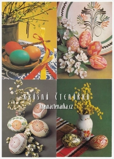 VELIKONOČNÍ pohlednice (4 ks)