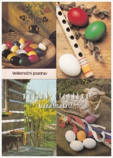 VELIKONOČNÍ pohlednice (4 ks)