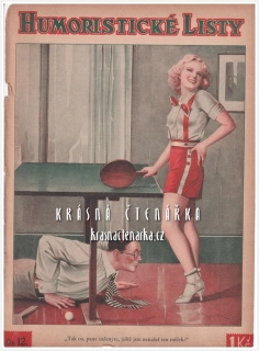 HUMORISTICKÉ LISTY 1936/12