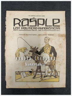 RAŠPLE, List politicko-humoristický 1911/08