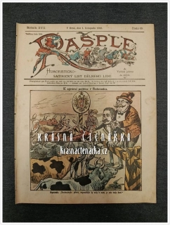 RAŠPLE, Humoristicko-satirický list dělného lidu 1906/10