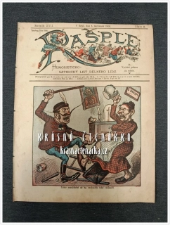 RAŠPLE, Humoristicko-satirický list dělného lidu 1906/06