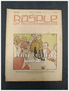 RAŠPLE, List politicko-humoristický 1908/02