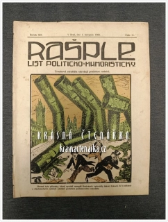 RAŠPLE, List politicko-humoristický 1908/11