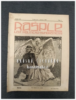 RAŠPLE, List politicko-humoristický 1908/07