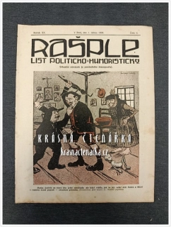 RAŠPLE, List politicko-humoristický 1909/04