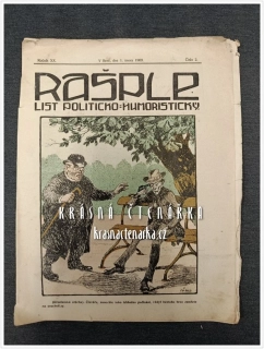 RAŠPLE, List politicko-humoristický 1909/02