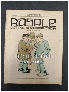 RAŠPLE, List politicko-humoristický 1909/11
