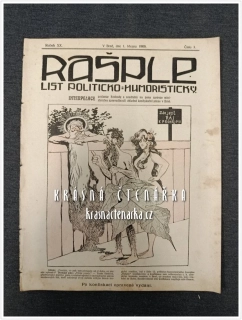 RAŠPLE, List politicko-humoristický 1909/03