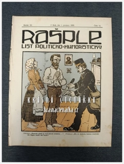 RAŠPLE, List politicko-humoristický 1909/12