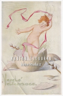 VELIKONOČNÍ pohlednice (il. Kozina Bohumil)