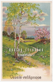 VELIKONOČNÍ pohlednice a jarní krajina