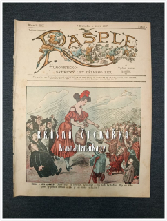 RAŠPLE, Humoristicko-satirický list dělného lidu 1907/01