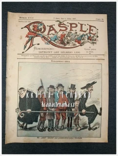 RAŠPLE, Humoristicko-satirický list dělného lidu 1907/12