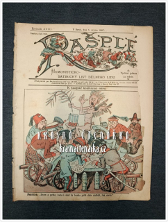 RAŠPLE, Humoristicko-satirický list dělného lidu 1907/07