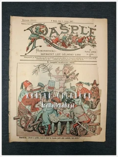 RAŠPLE, Humoristicko-satirický list dělného lidu 1907/07