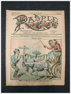 RAŠPLE, Humoristicko-satirický list dělného lidu 1907/08