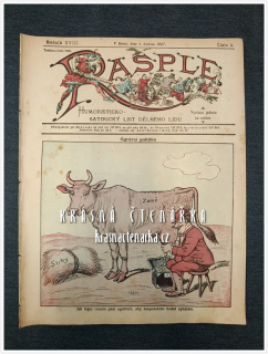RAŠPLE, Humoristicko-satirický list dělného lidu 1907/03