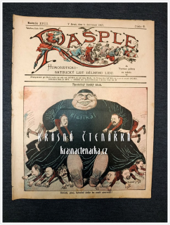 RAŠPLE, Humoristicko-satirický list dělného lidu 1907/06